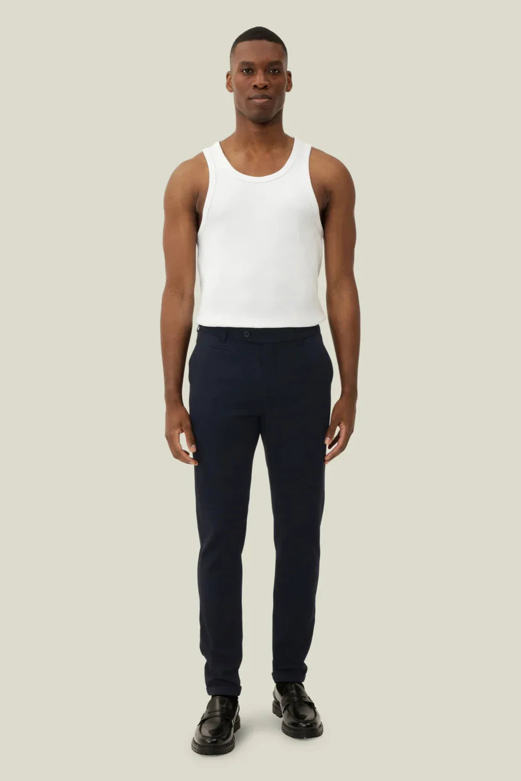 Navy Como Suit Pants