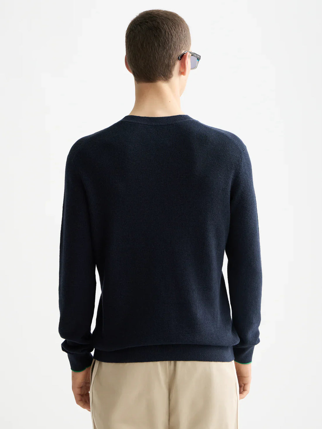 Sky Captain Linen Blend Crew Neck