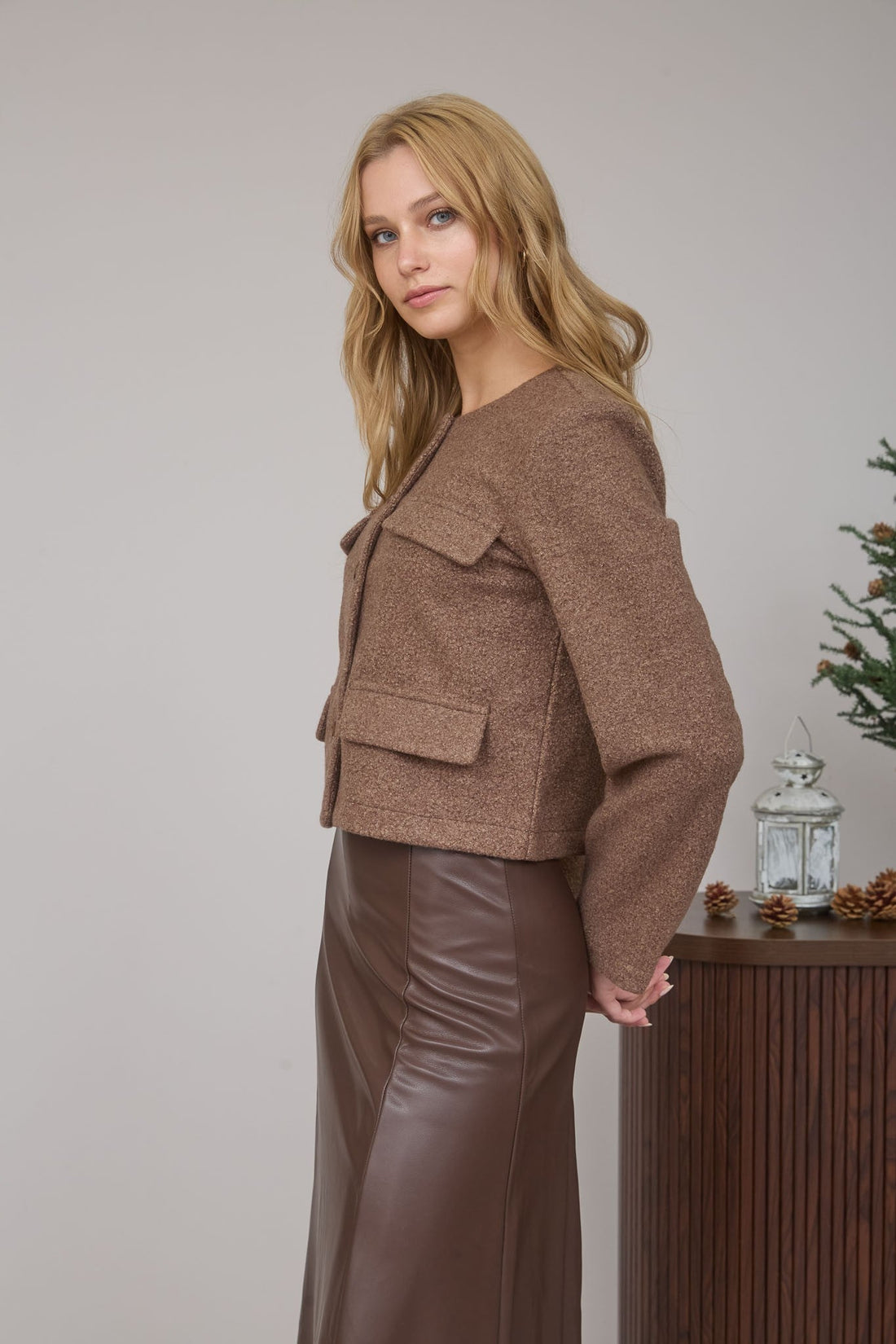 Brown Alicia Cardigan