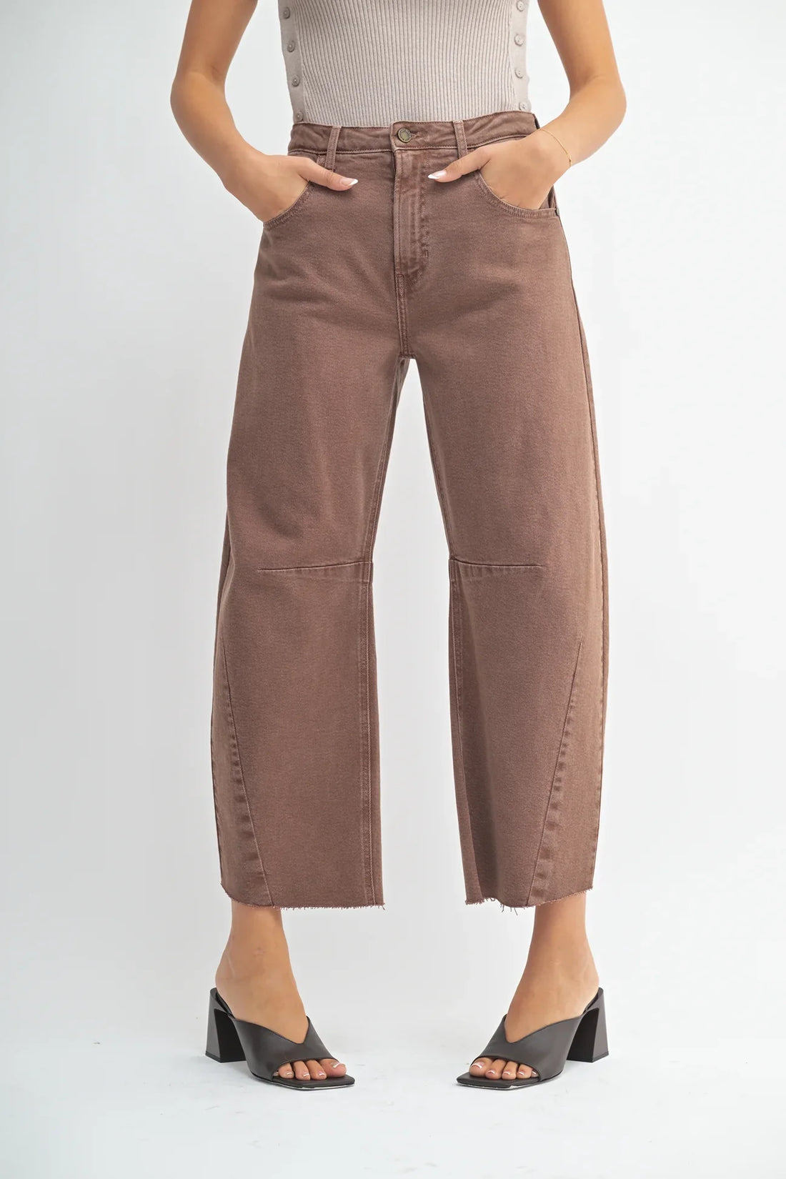 Vintage Espresso Barrel Jean