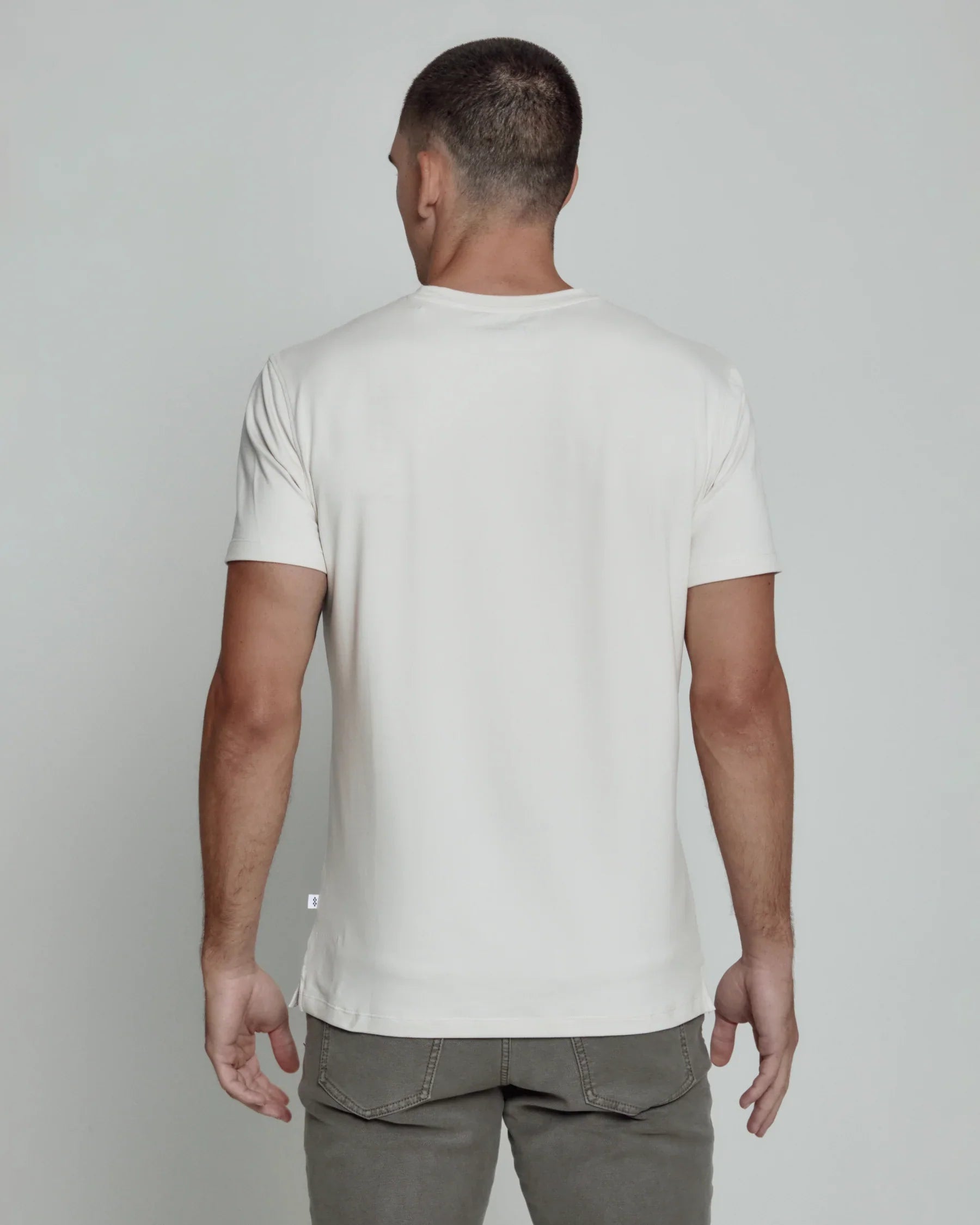 Ecru Core Crew Neck Tee