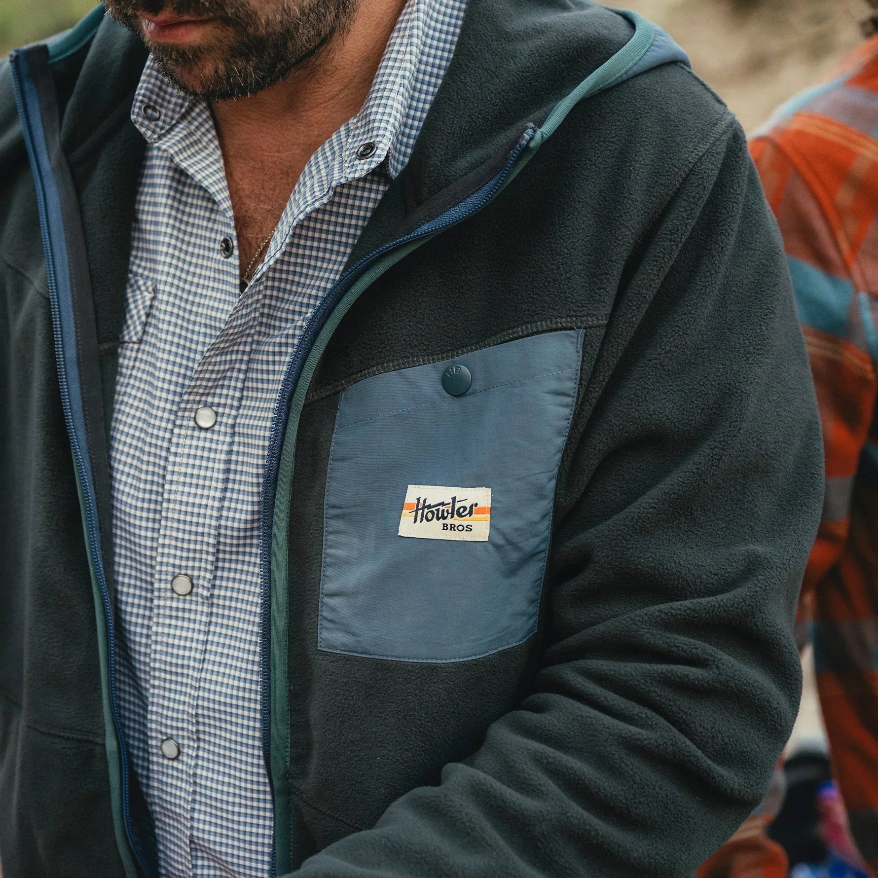 Antique Black Free Range Hooded Jacket