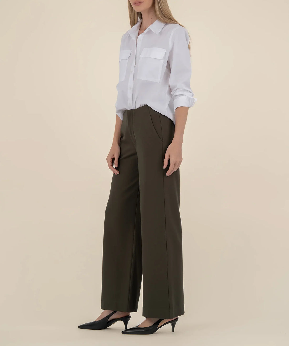 Olive Meg Wide Leg