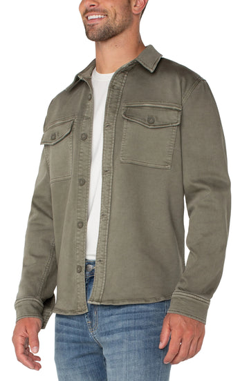 Pewter Green Overshirt