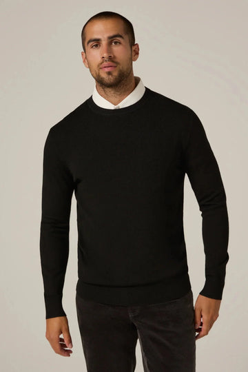 Black Alcott Crewneck Sweater