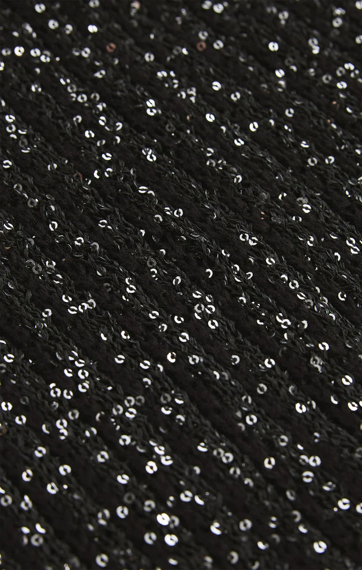 Black La Marca Sequin Mini Dress