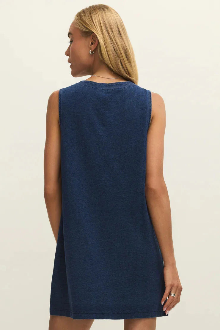 Indigo Solace Denim Mini Dress
