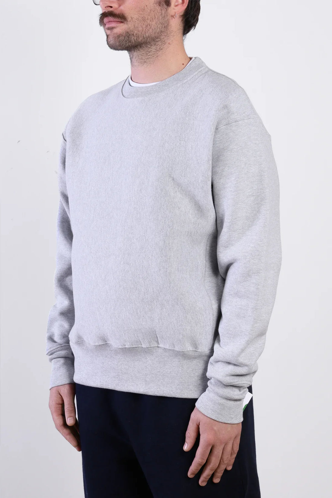 Heather Grey Super Weight Crewneck